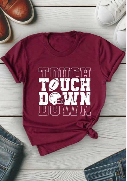 Short Sleeve Touch Down T Shirt