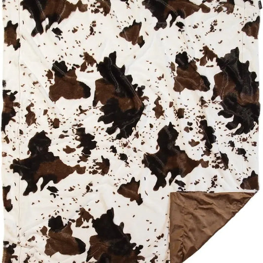 Cowhide Faux Fur Blanket